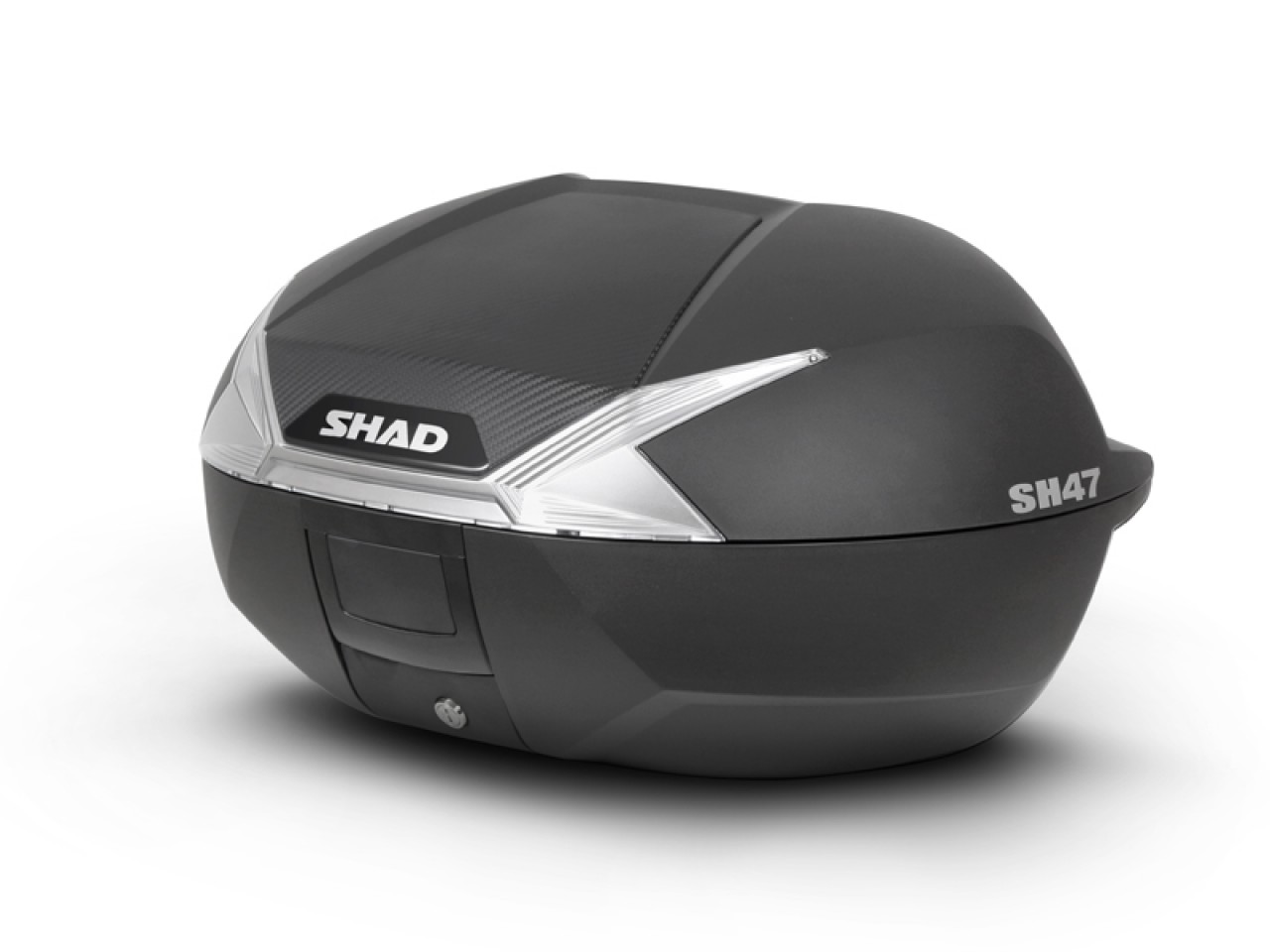 Shad Top Case SH47 with white reflector, 47l