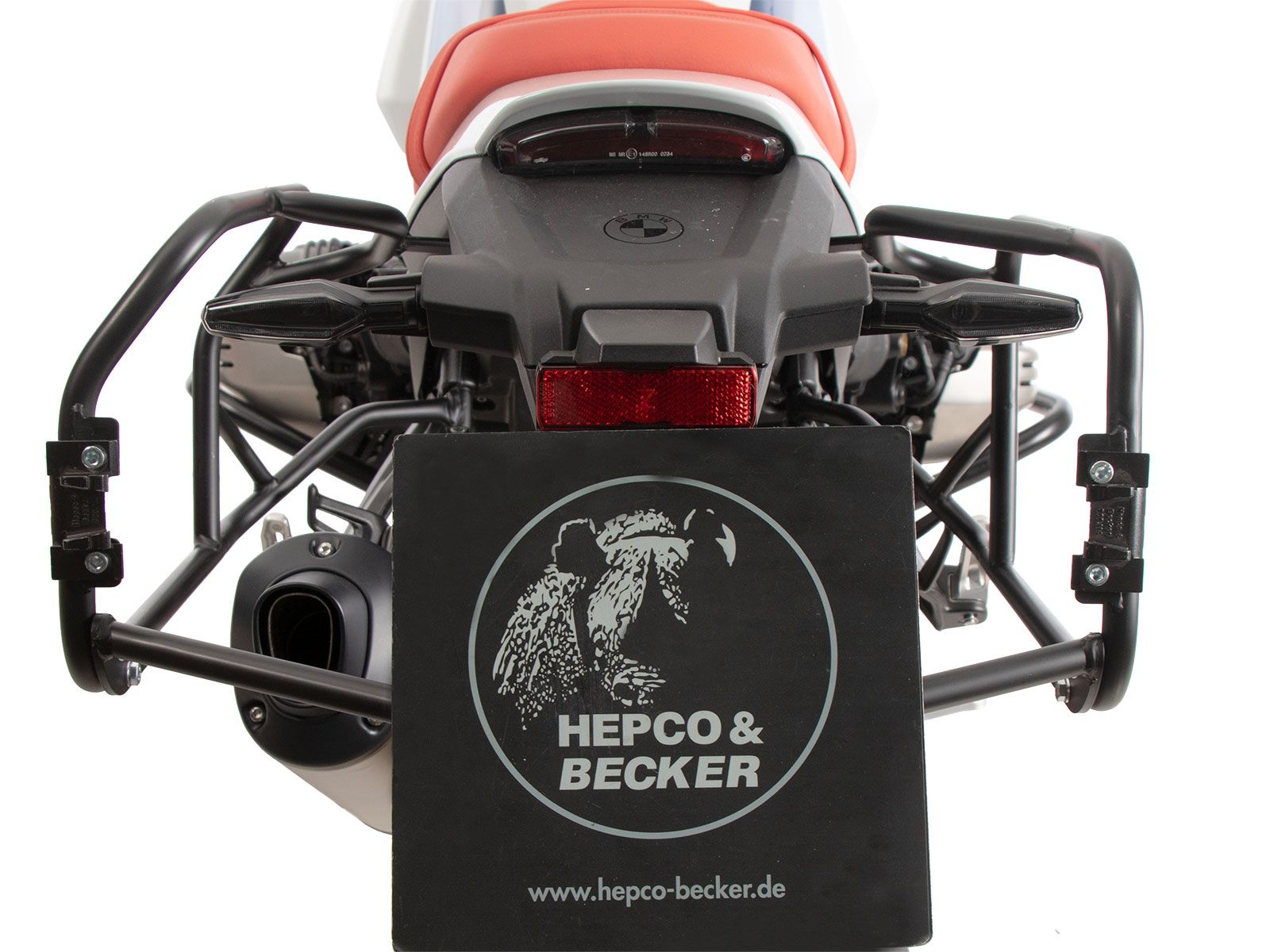 Case carrier set Cutout carrier incl. case set Xplorer Cutout black for BMW R 12 G/S (25-)