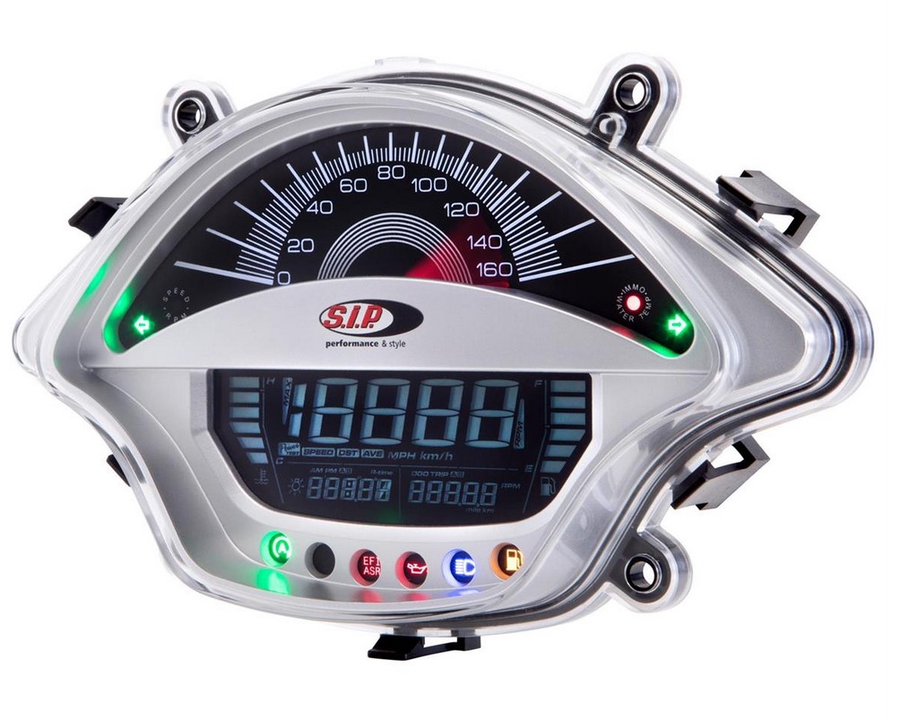 Tachometer/Speedometer for Vespa GTS/GTS Super 300cc FL ('14-), silver