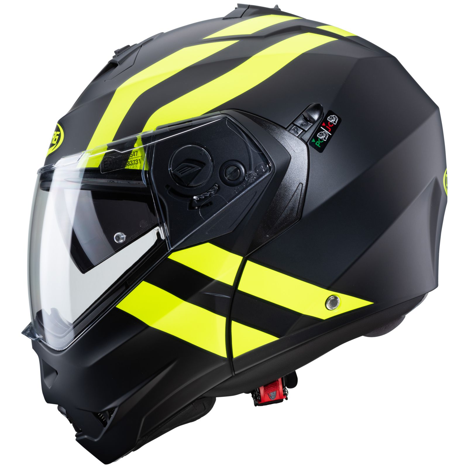 Caberg Helmet Duke II Superlegend, matte black / fluo yellow