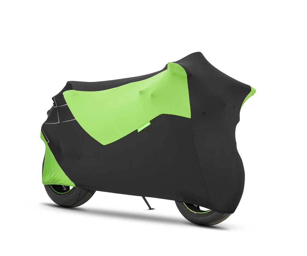 Motorcycle tarpaulin green/black Original Kawasaki