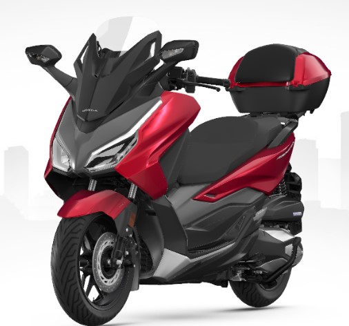 Top Case 35L incl. luggage rack Forza 350 (2021-) R320P PEARL SIENA RED original Honda