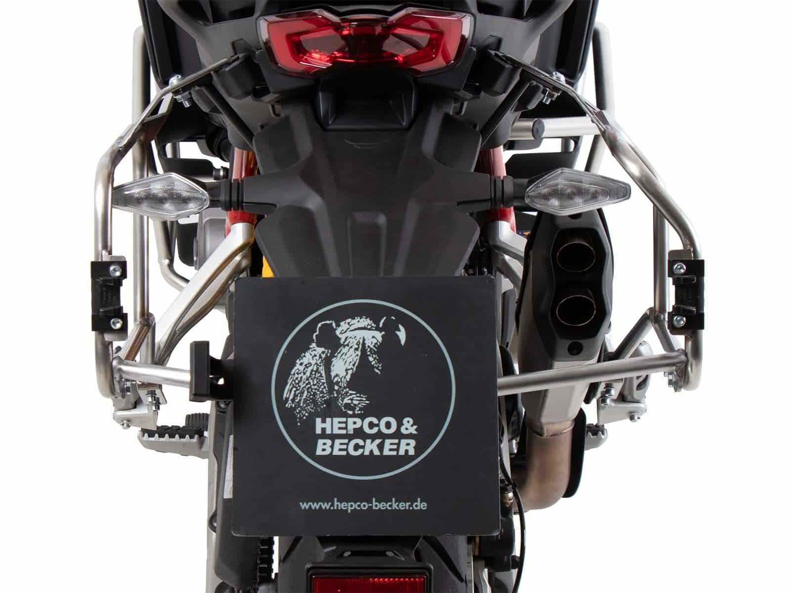 Case carrier set Cutout incl. case set Xplorer Cutout black for Ducati Multistrada V4 (25-)