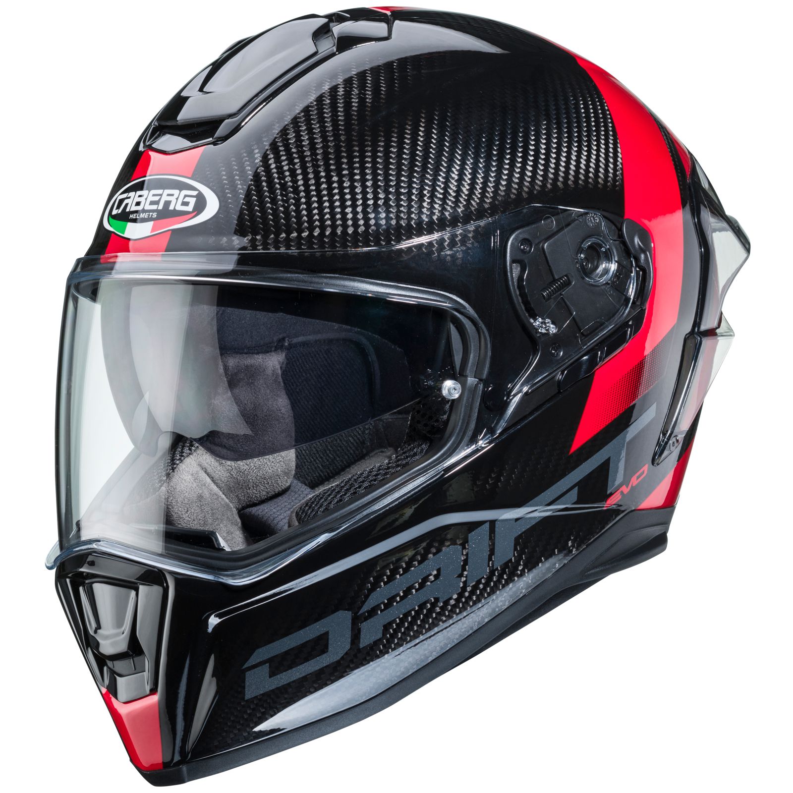 Caberg Helmet Drift Evo Carbon Sonic, black / red
