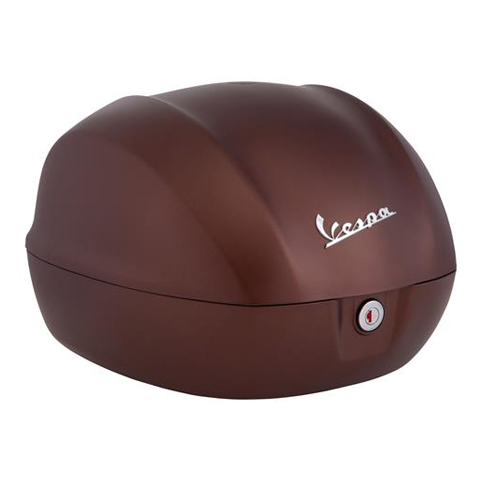 Original topcase 32 l. for Vespa 50° Primavera brown matt 139/A