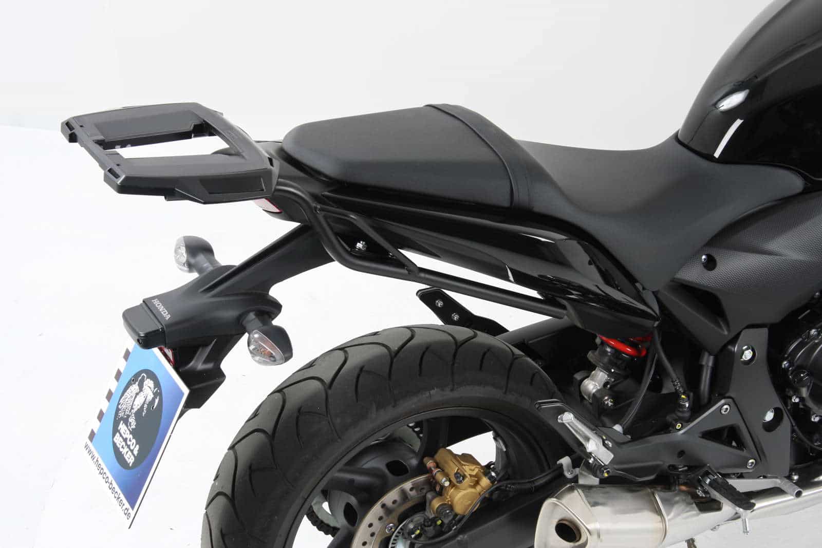 Alurack top case carrier black for Honda CB 600 F Hornet (11-15) Hepco & Becker