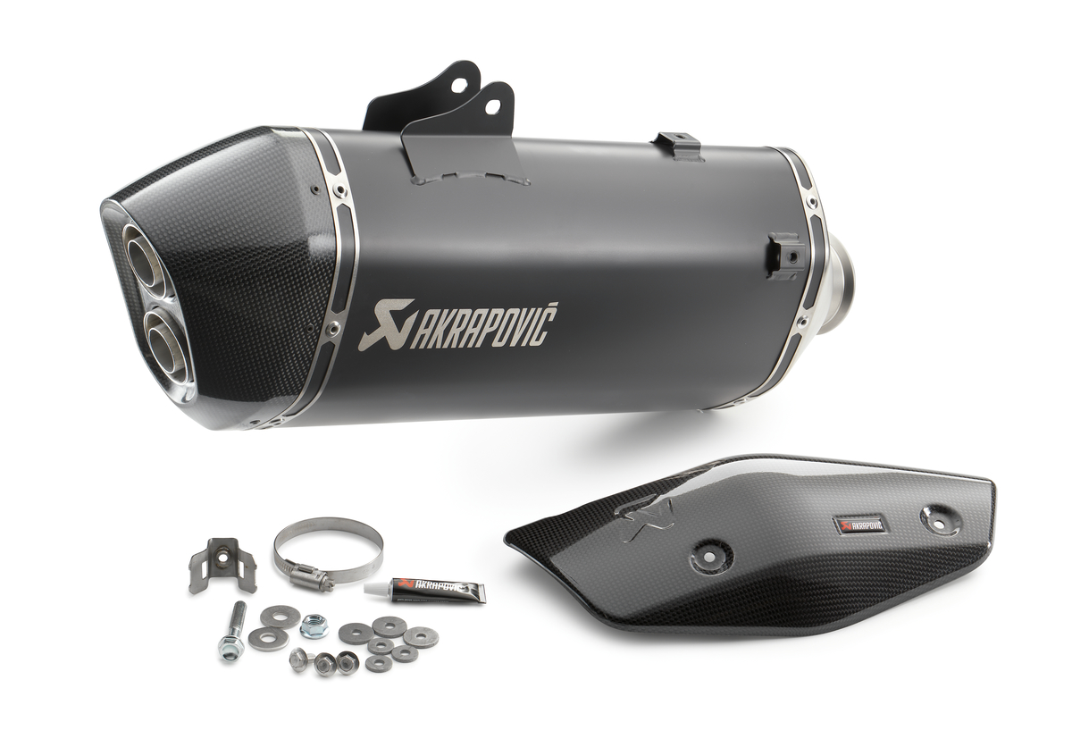 Akrapovic Slip-On LINE exhaust system black for Adventure / Super Adventure