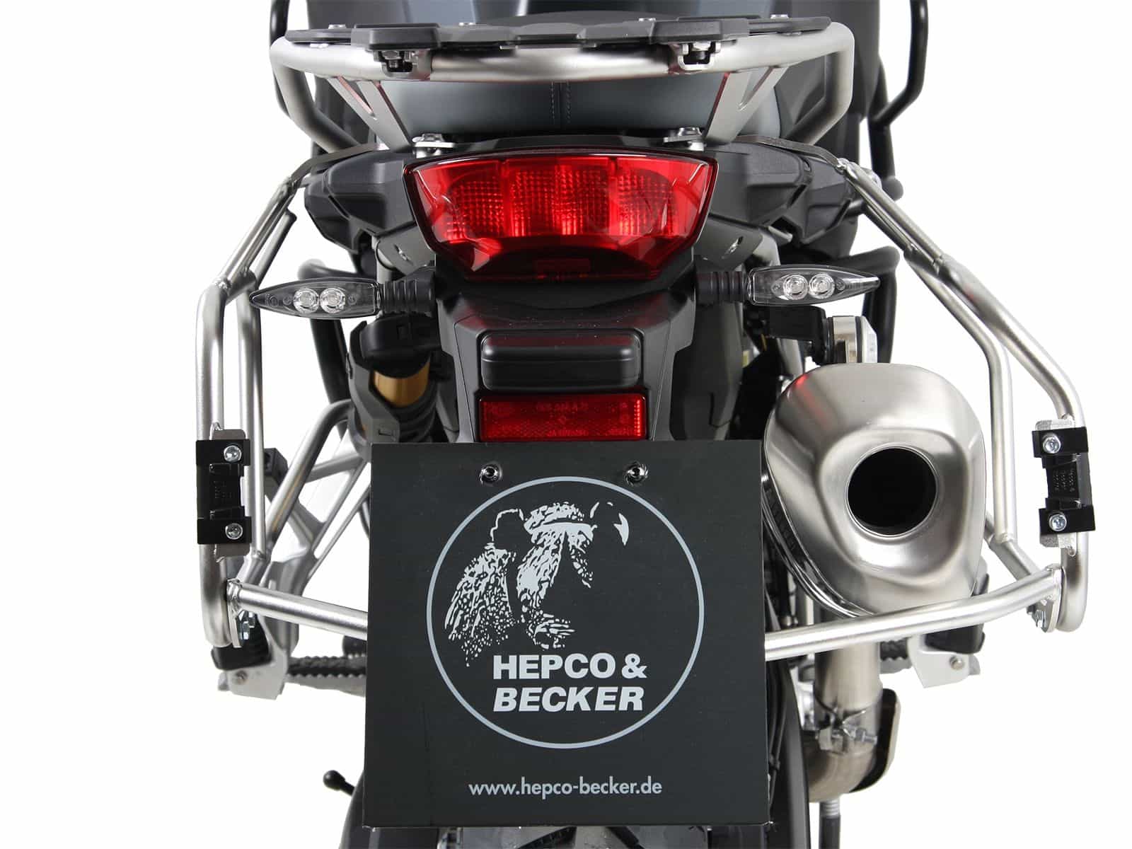 Side case carrier cutout stainless steel for Xplorer cutout case 40/37 for BMW F 750 GS