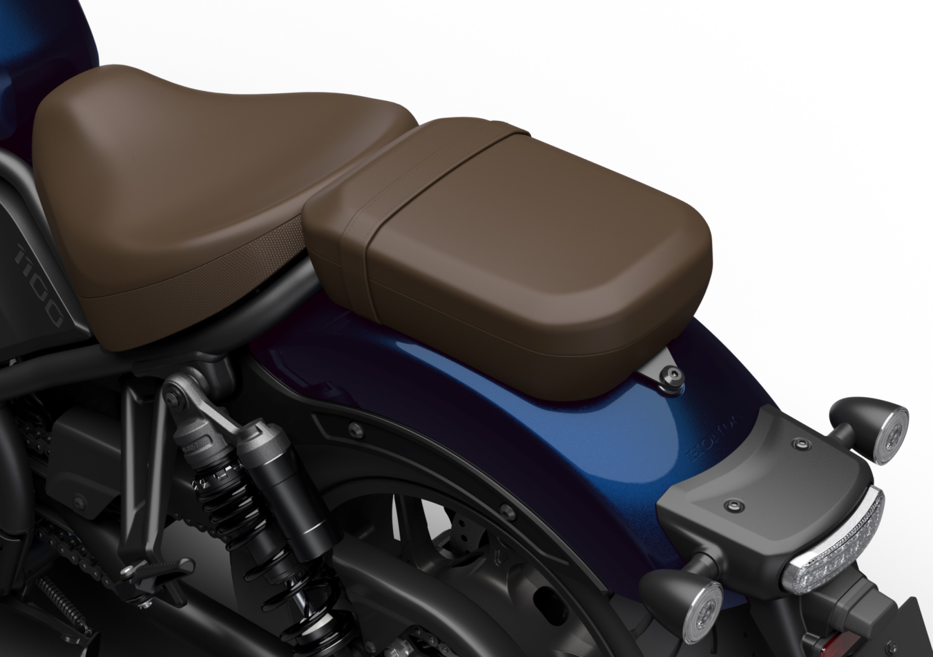 Passenger comfort seat brown for Honda CMX 1100 Rebel (21-) Original