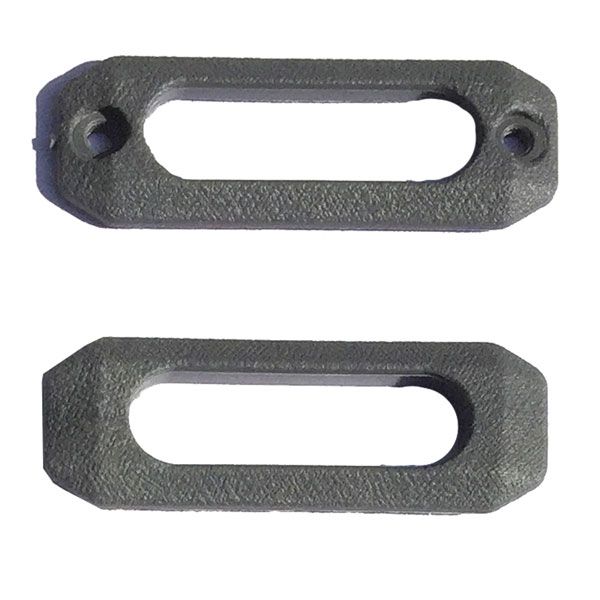 Kit 12 plastic parts for luggage carrier eyelets