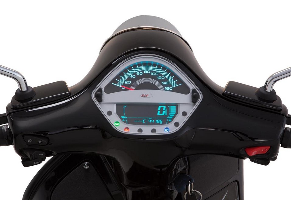 Tachometer / speedometer for Vespa GTS 250cc (-'13), silver