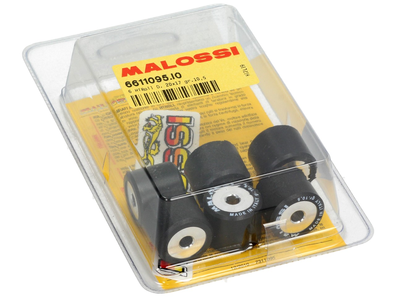 Malossi variator pulley set, 20x17 mm, 10,5 g, piece: 6