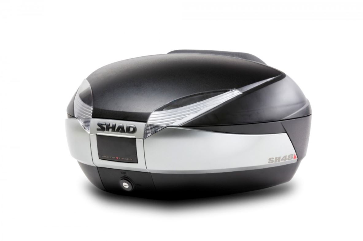 Shad Top Case SH48, black / titanium, 48 liters