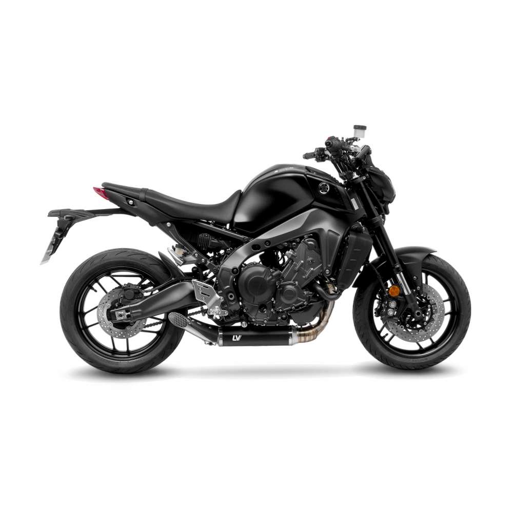 LeoVince complete system LV Race for Yamaha MT-09 /SP, stainless steel black, Euro5, ABE