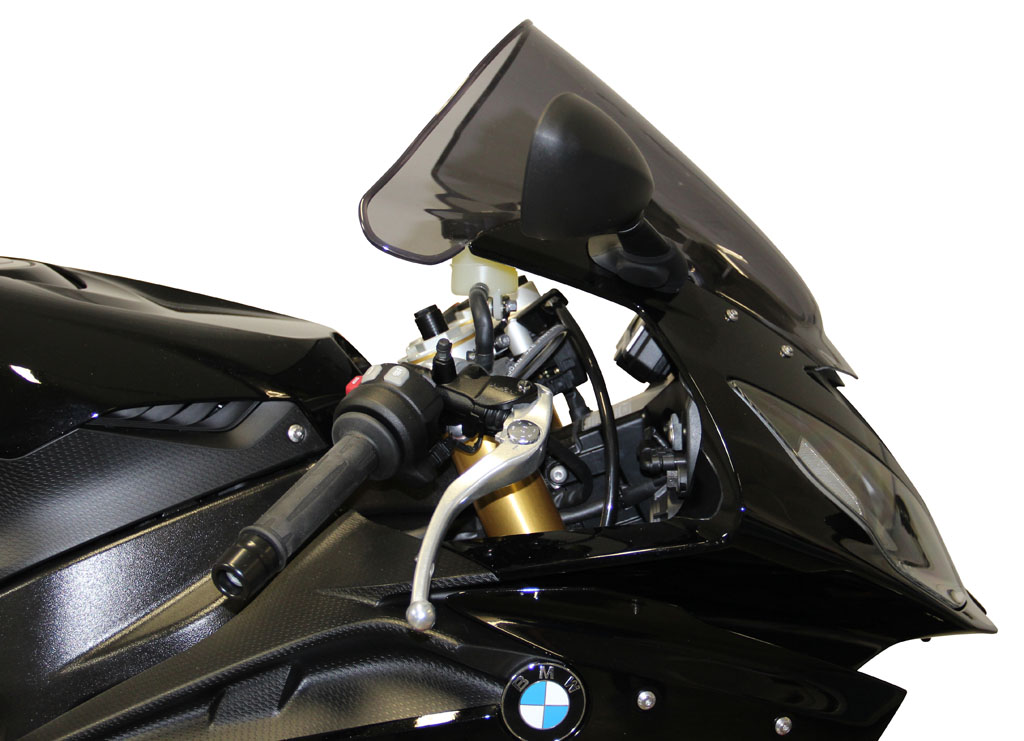 Racing windshield MRA "R" smoke gray for BMW S1000 RR /HP4 (Bj.15-18)