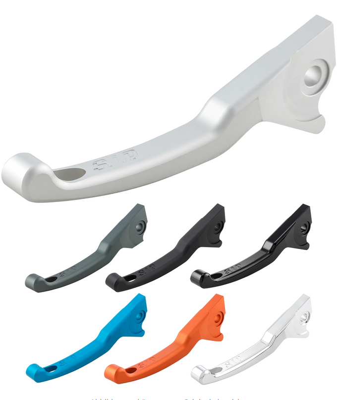 Sport lever set brake Shorty for Vespa LX /LXV /S /Primavera /Sprint 50-150ccm, gray matt