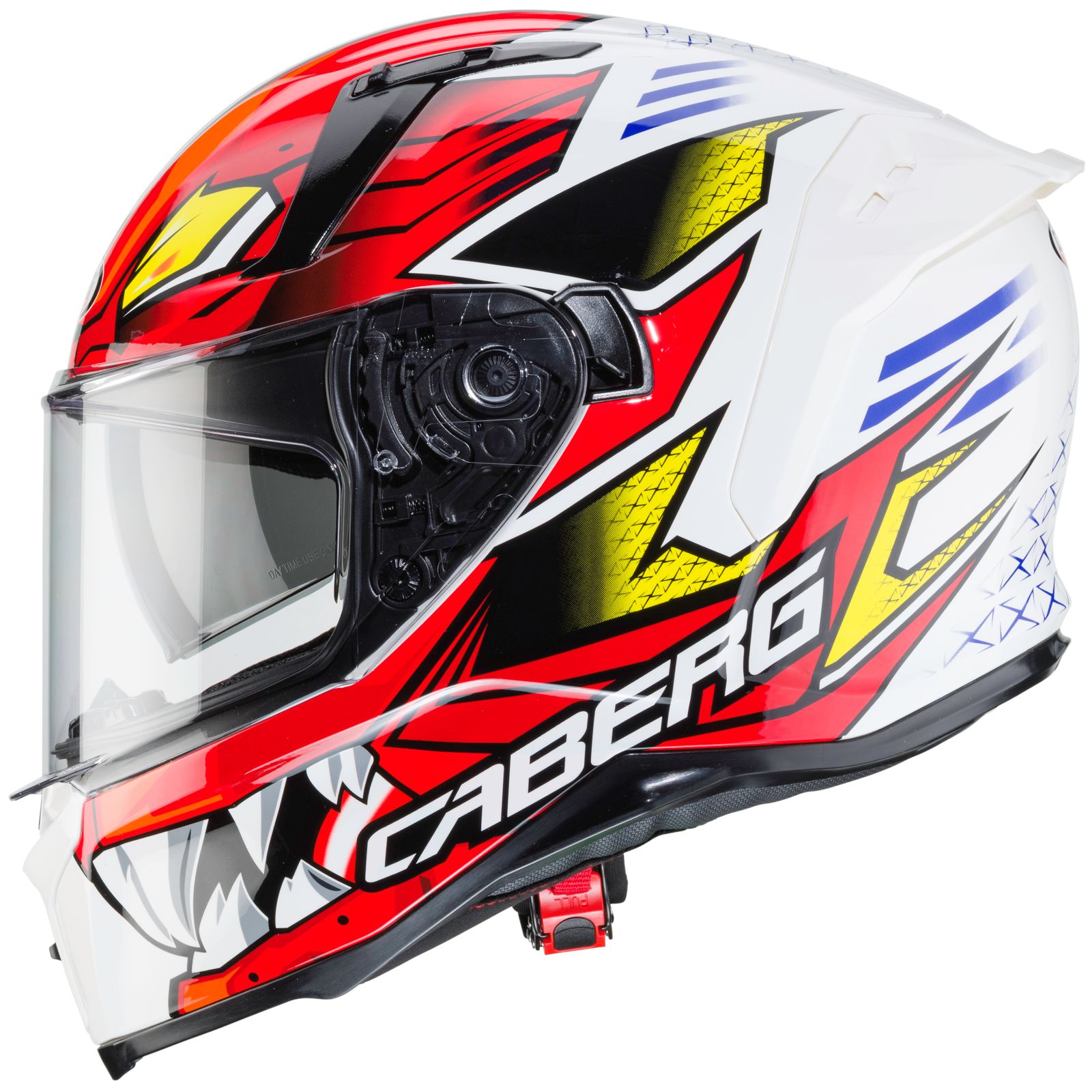 Caberg Helmet Avalon Giga, white / red-yellow