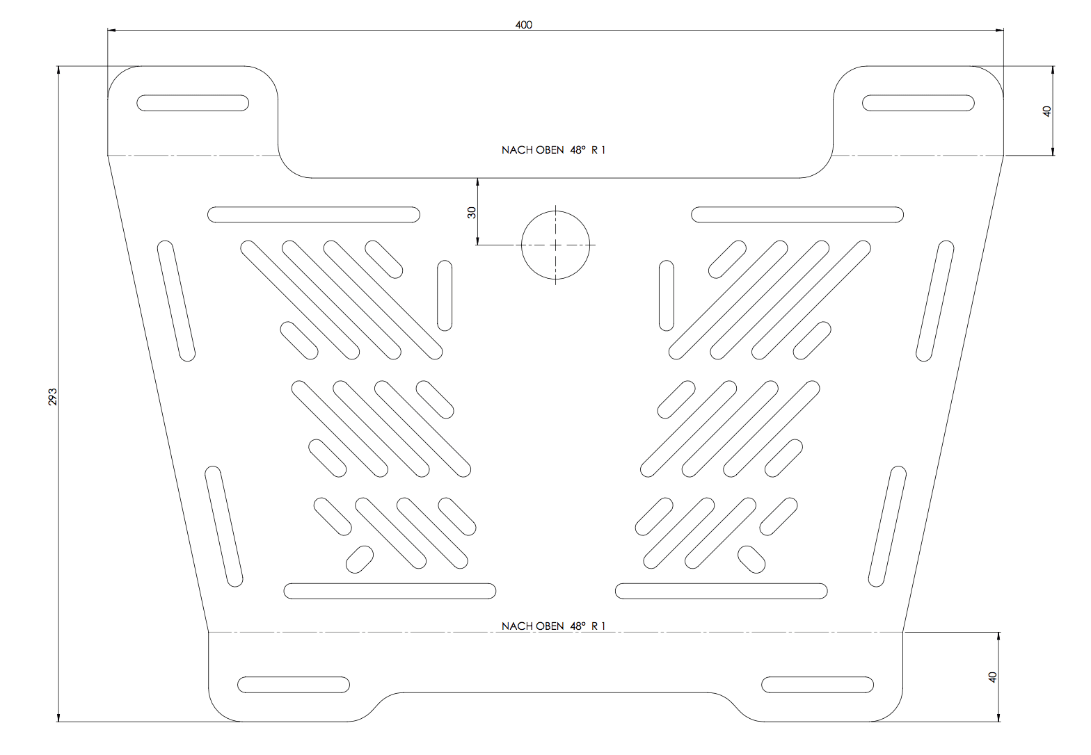 Luggage rack extension for combination with original accessory luggage rack for BMW F 750 GS