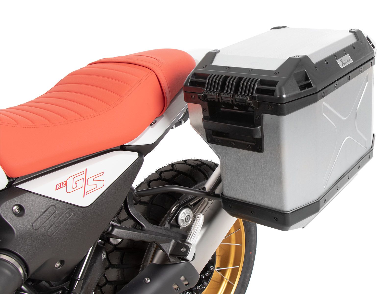 Case carrier set Cutout carrier incl. case set Xplorer Cutout black for BMW R 12 G/S (25-)