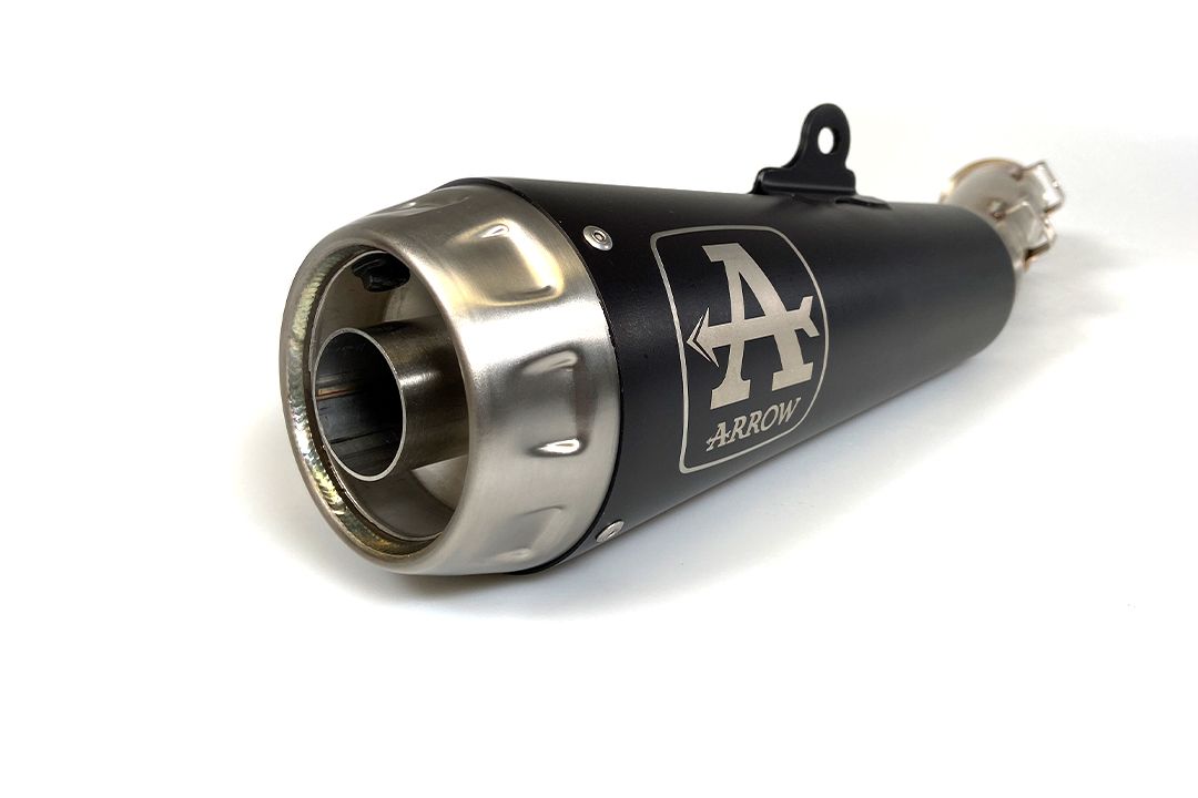 ARROW exhaust PRO RACE DARK Chrome for Kawasaki Z 900 RS (22-)