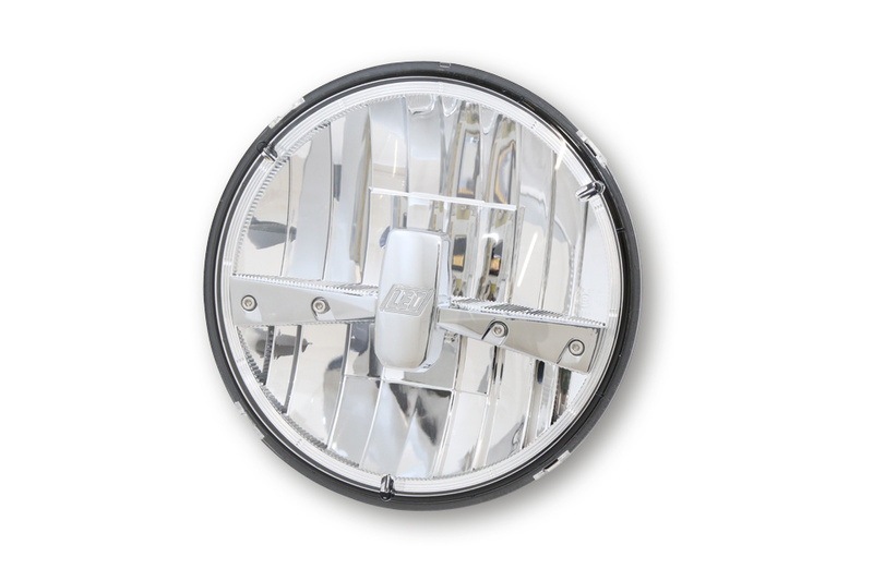 HIGHSIDER pro 7 inch headlight insert type 3 LED black E-approved