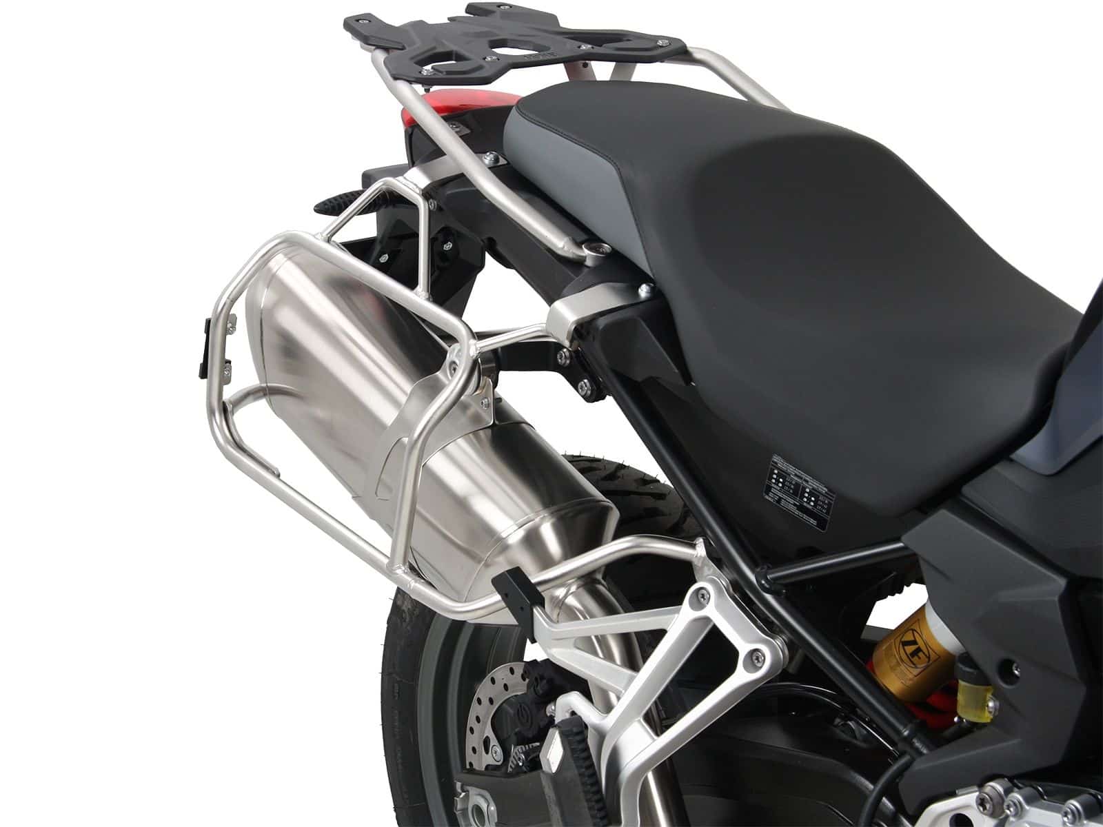 Side case carrier cutout stainless steel for Xplorer cutout case 40/37 for BMW F 750 GS