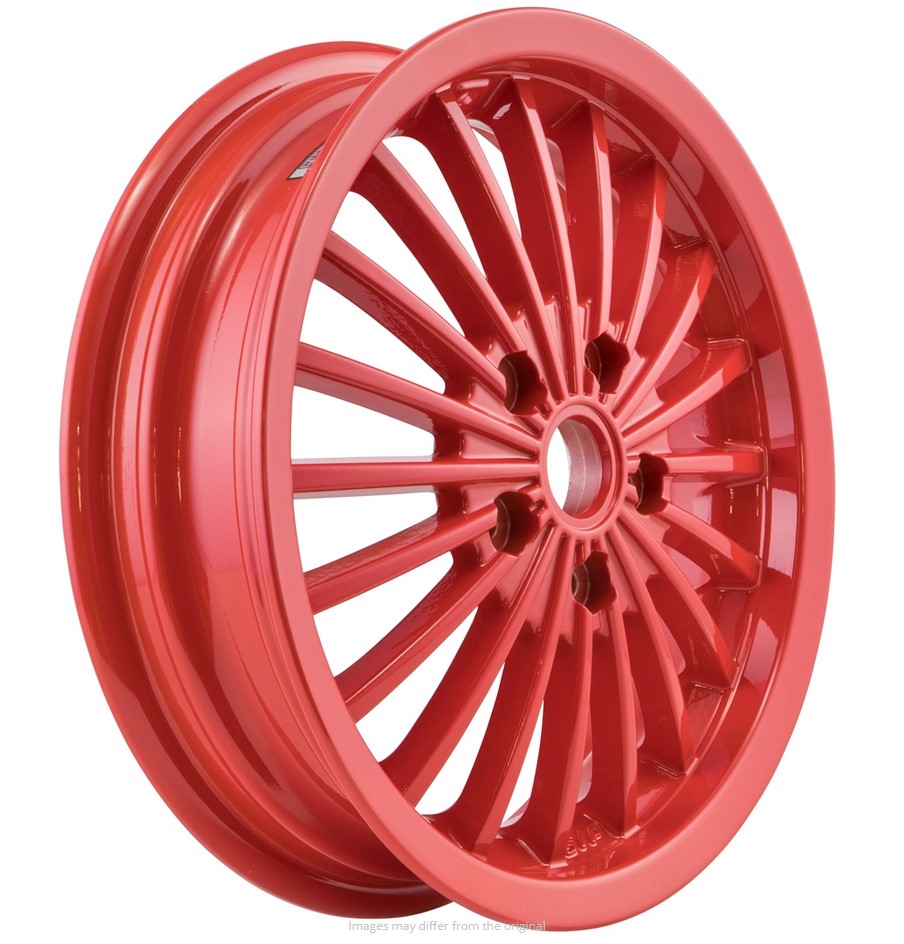 Rim front/rear for Vespa GTS/GTS Super/GTV/GT 60/GT/GT L 125-300ccm, red
