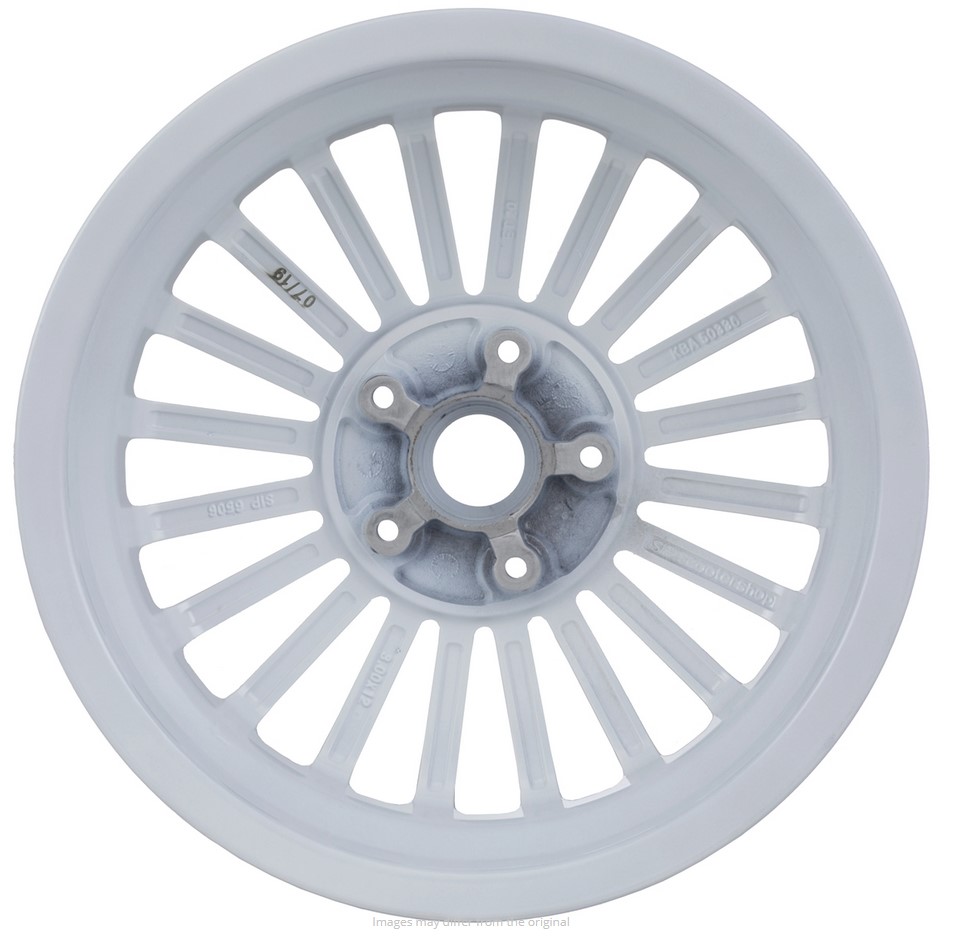 Rim front/rear for Vespa GTS/GTS Super/GTV/GT 60/GT/GT L 125-300cc, white