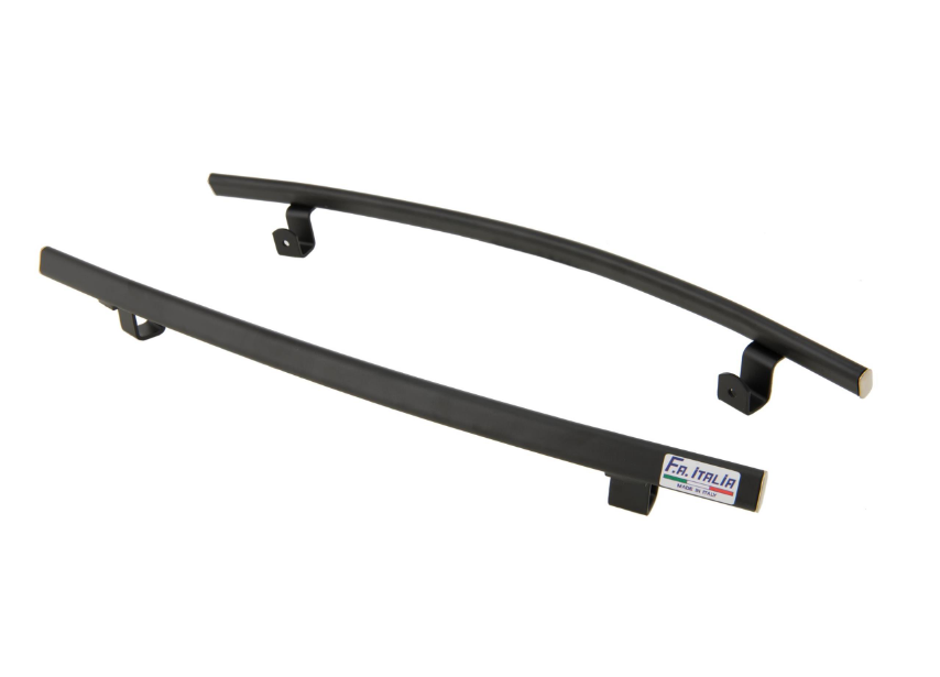 Crash bar side cover for Vespa Primavera/Sprint/Elettrica 50-150ccm, black matt