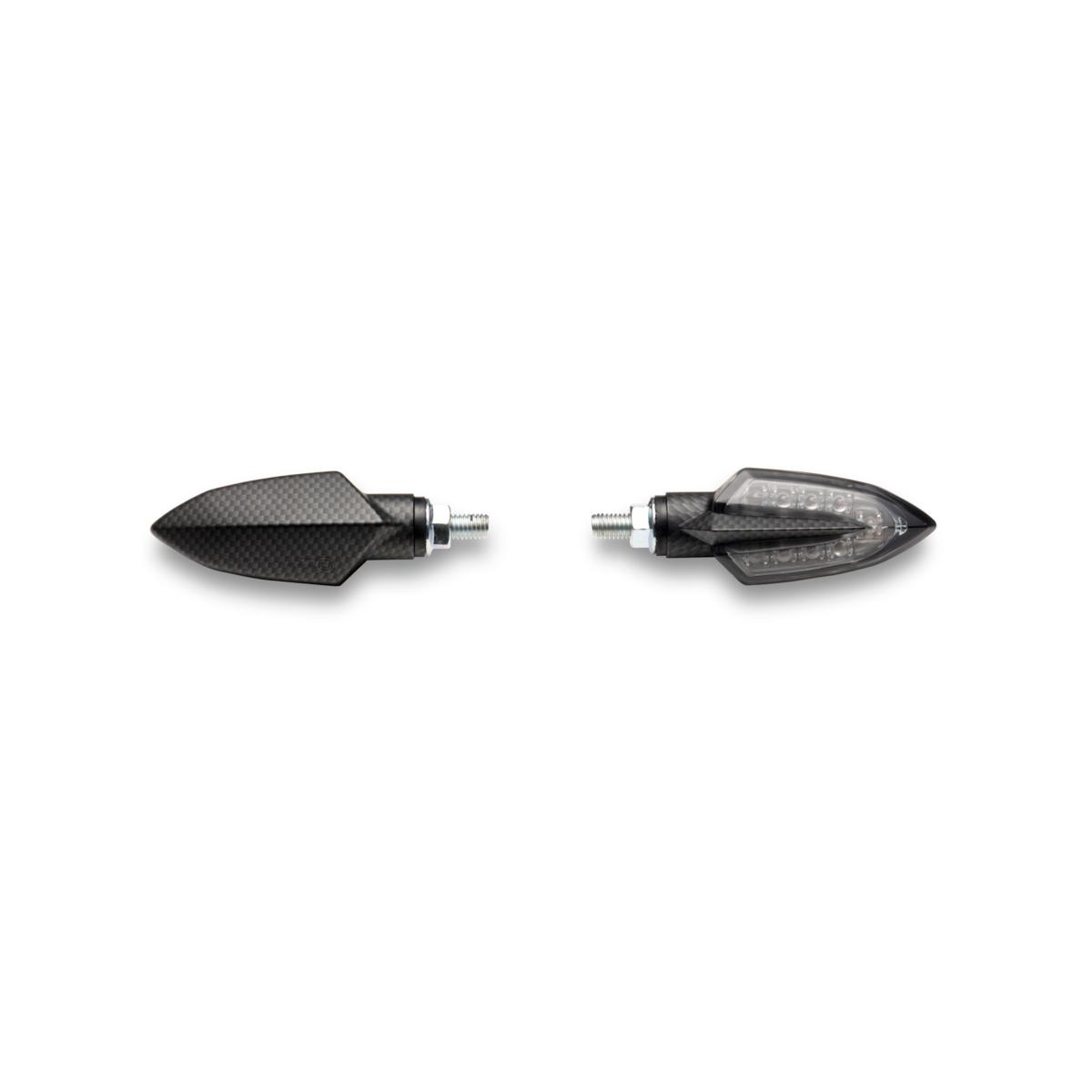 Original Yamaha Matte Carbon LED Turn Signals
