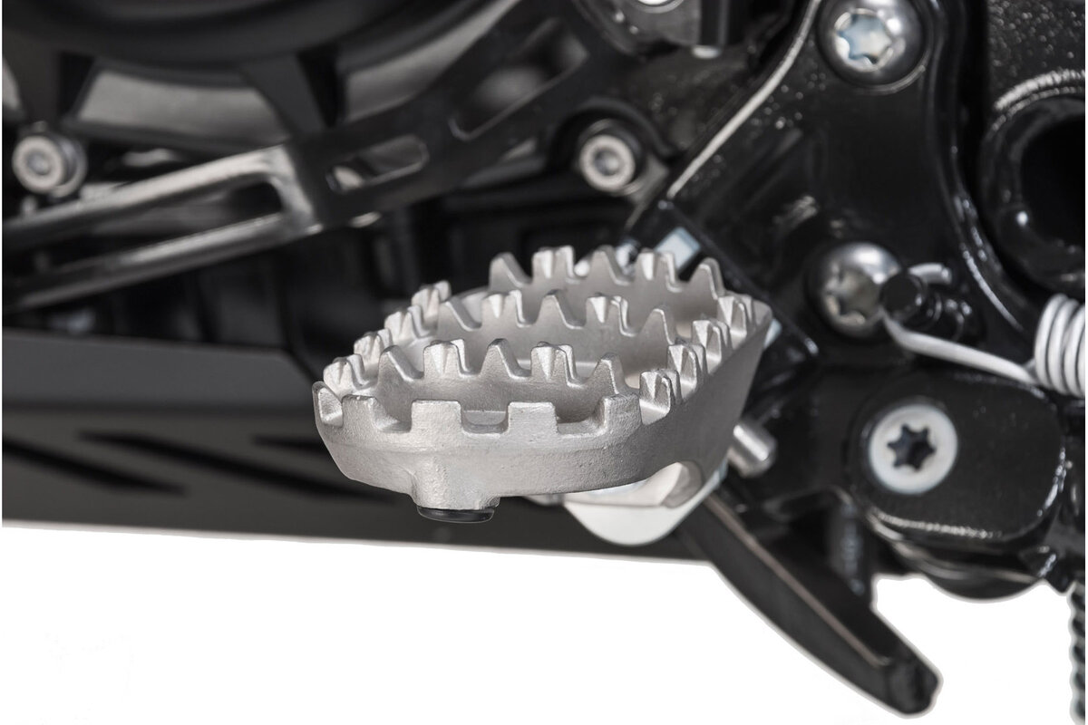 SW-Motech Adjustable footrests ION, stainless steel, for BMW F 800 GS /Adventure - SW Motech
