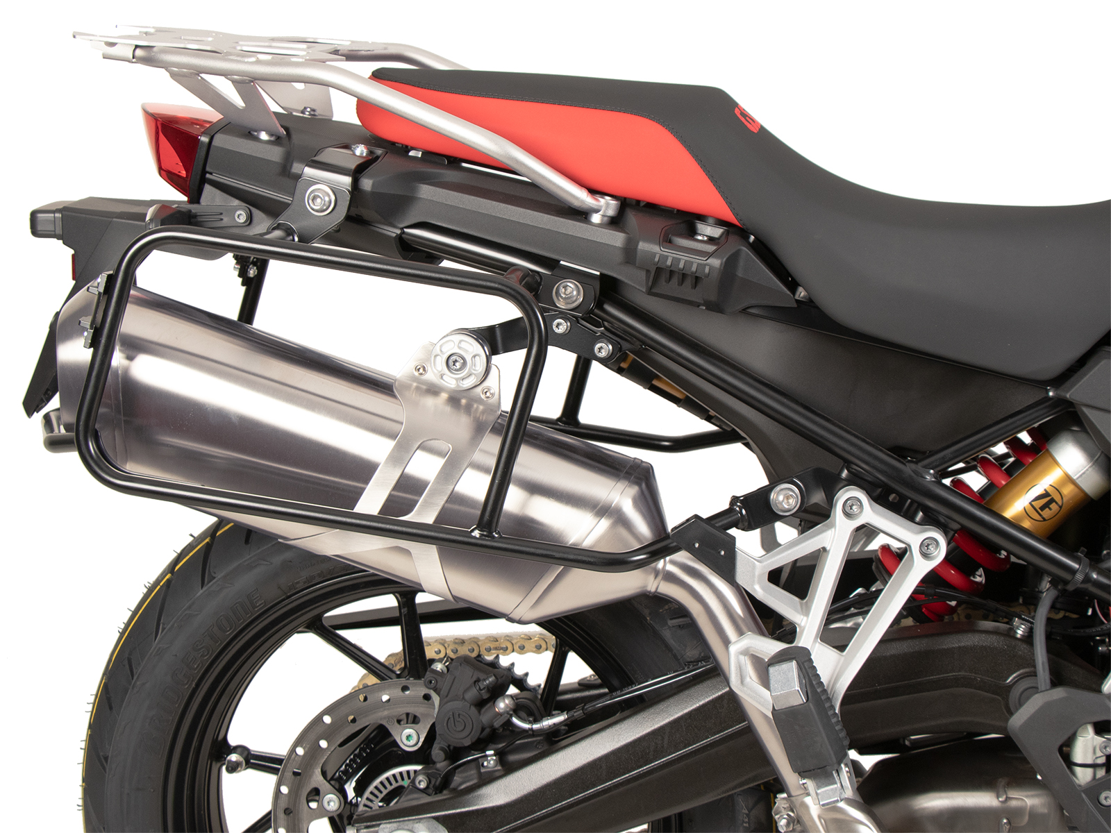 Side case carrier Lock-it removable black for BMW F 800 GS (24-) Hepco & Becker