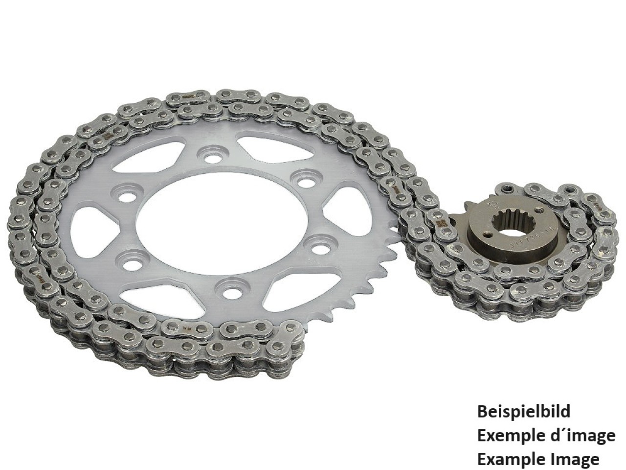Tsubaki Alpha-2 XRS chain set, pitch: 530/108, gear ratio: 16/42
