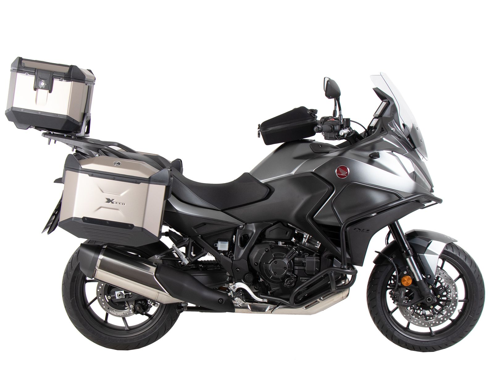 Alurack top case carrier for original luggage rack for Honda NT 1100 (22-24) Hepco & Becker