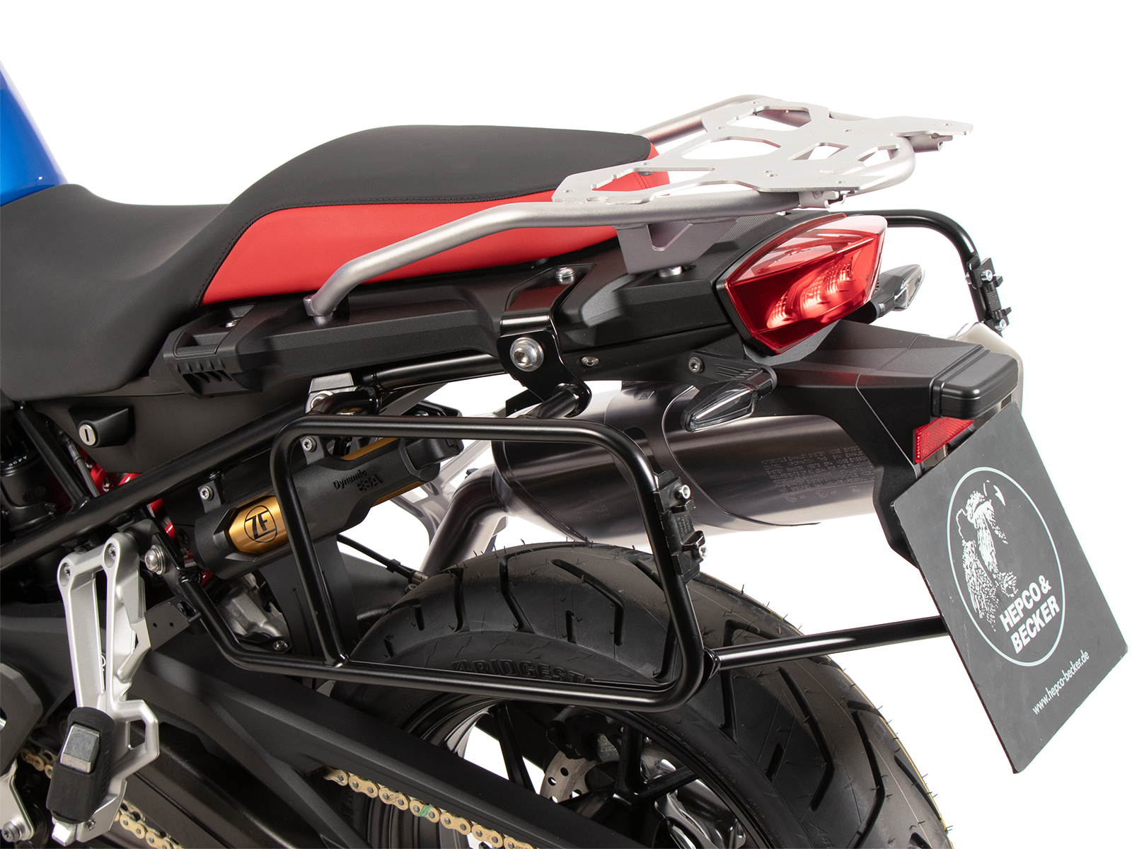 Side case carrier Lock-it removable black for BMW F 800 GS (24-) Hepco & Becker