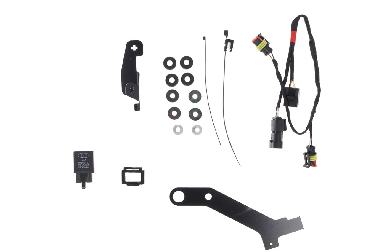 Fog light fitting kit for the Aprilia Tuareg 660 (genuine)