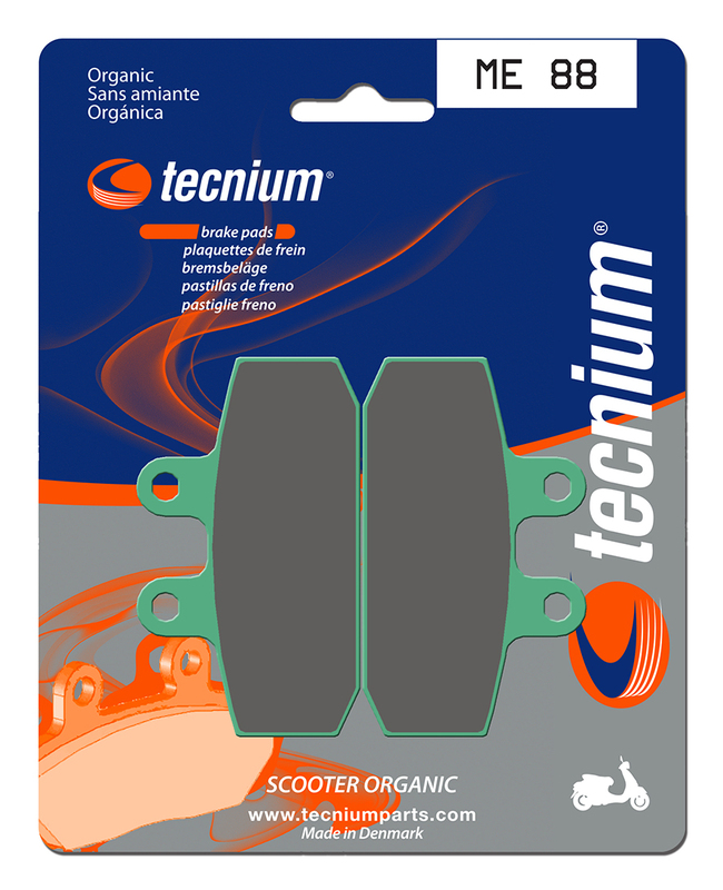 Tecnium Scooter Organic Brake Pads - ME88