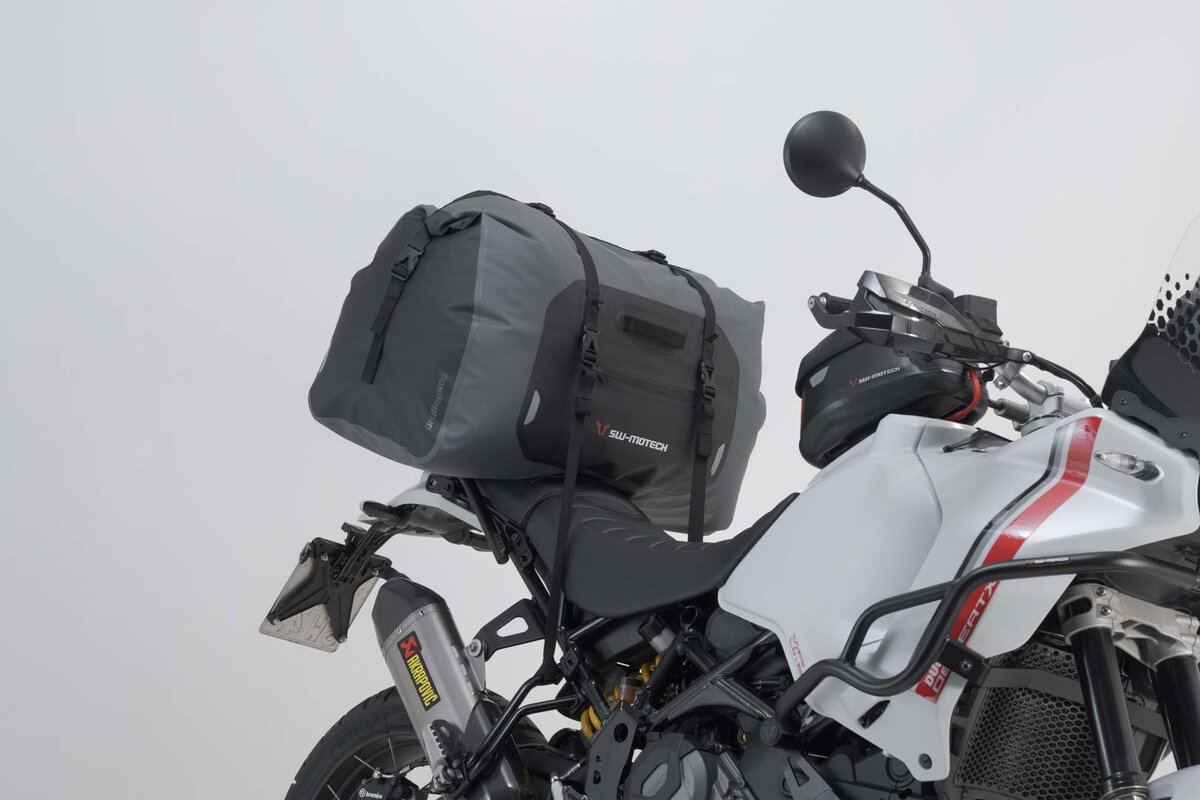 SW-Motech Drybag 600 rear bag for Ducati Multistrada 1200 /S /Enduro, black / gray - SW Motech