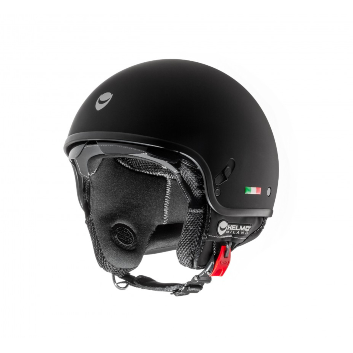 Helmo Milano Demi Jet, Puro Slider, black matt