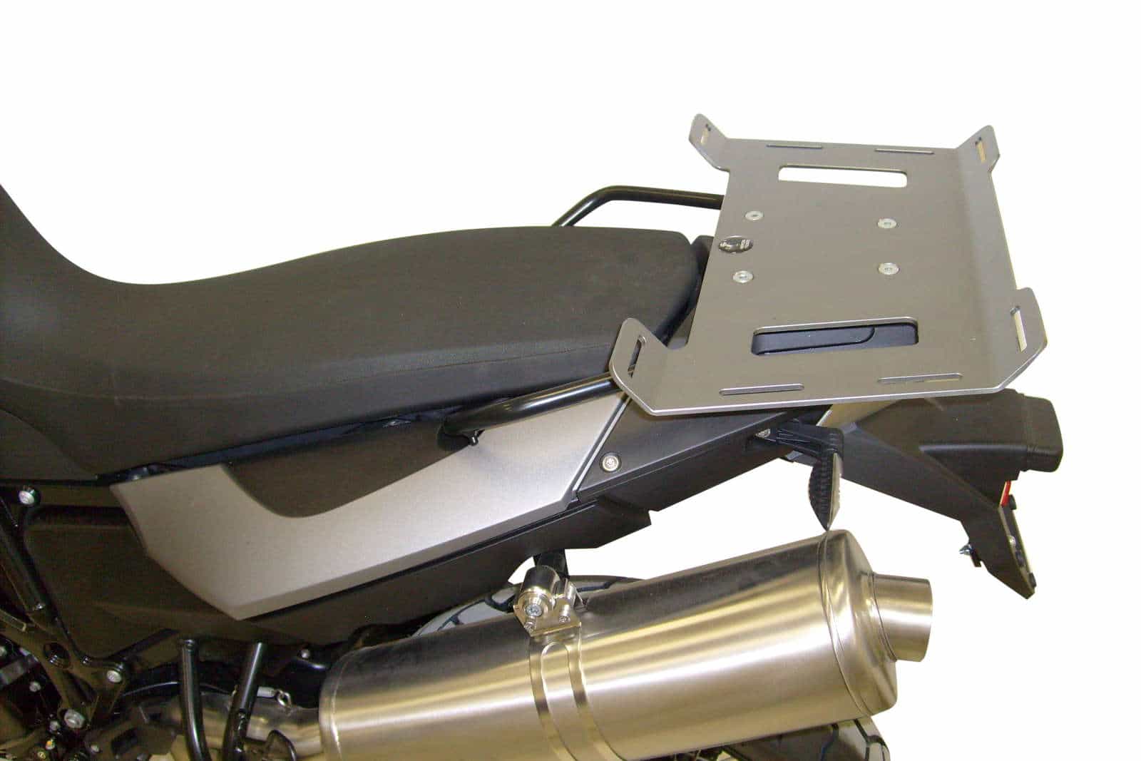 Luggage rack extension silver for BMW F 650 GS Twin (08-11)/F 700 GS (12-17)/F 800 GS (08-18)