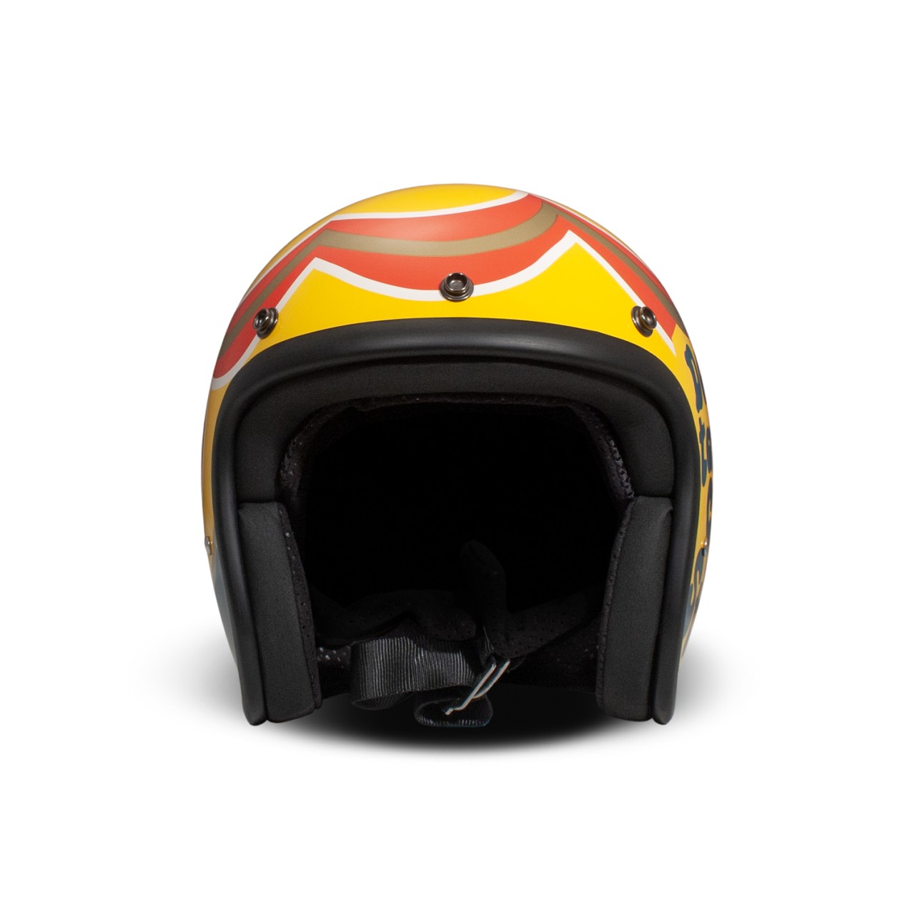 DMD jet helmet Retro, brown, glossy, Caffè, XS, fiberglass, ECE 22.06