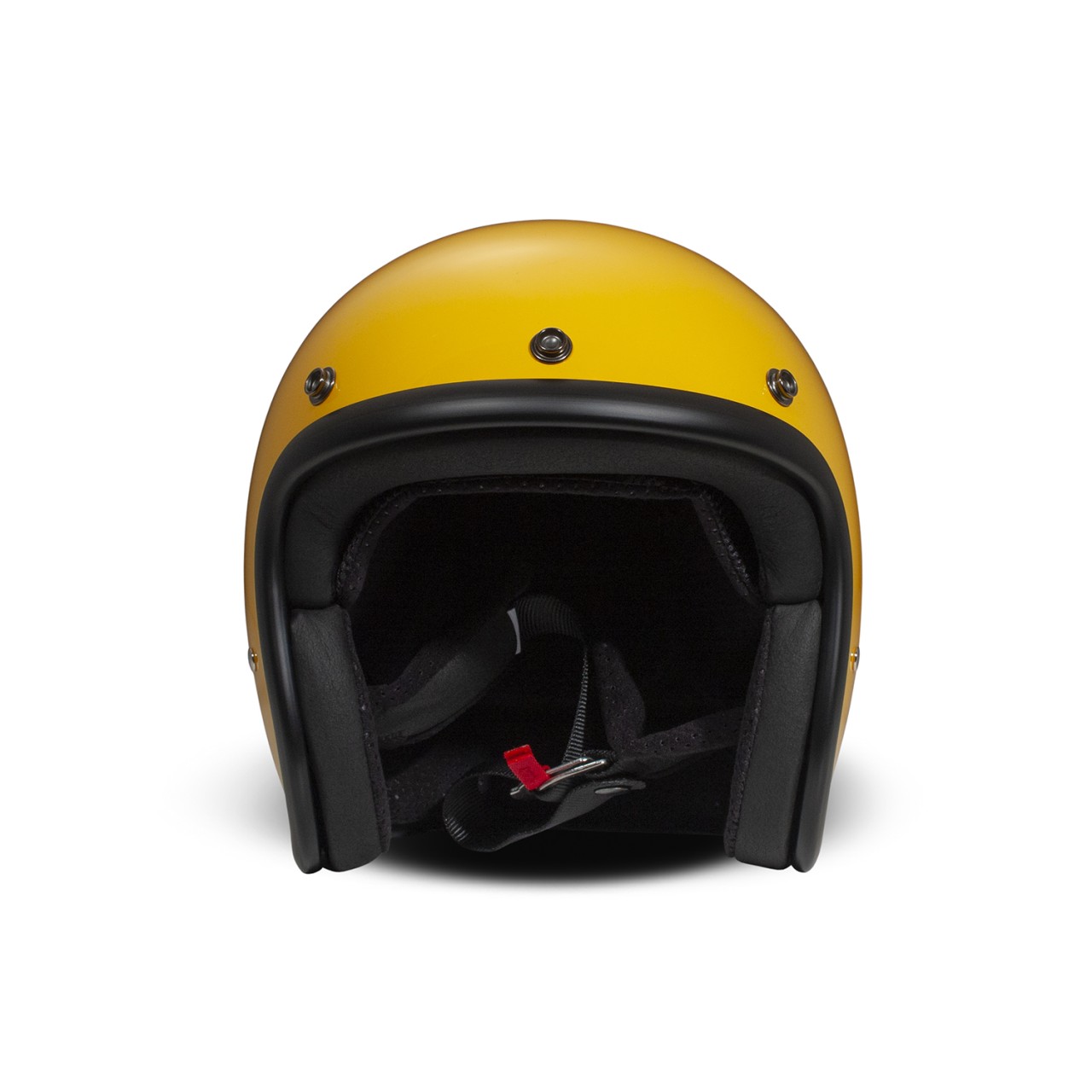 DMD Jet Helmet Retro, yellow, glossy, yellow, fiberglass, ECE 22.06