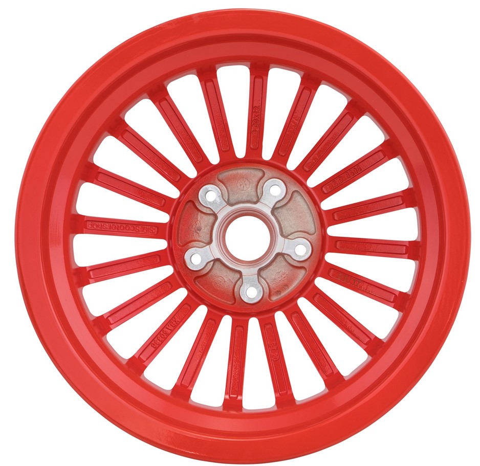 Rim front/rear for Vespa GTS/GTS Super/GTV/GT 60/GT/GT L 125-300ccm, red