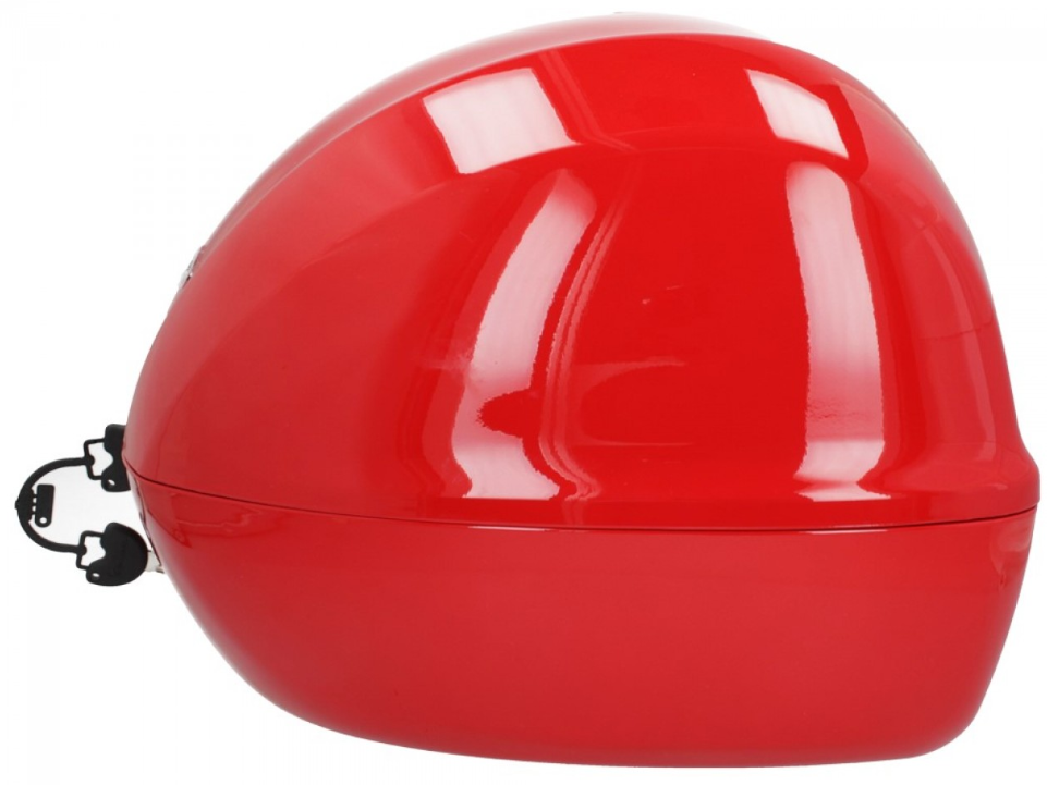 Vespa Top Case 32L, Glossy Red 894, without backrest