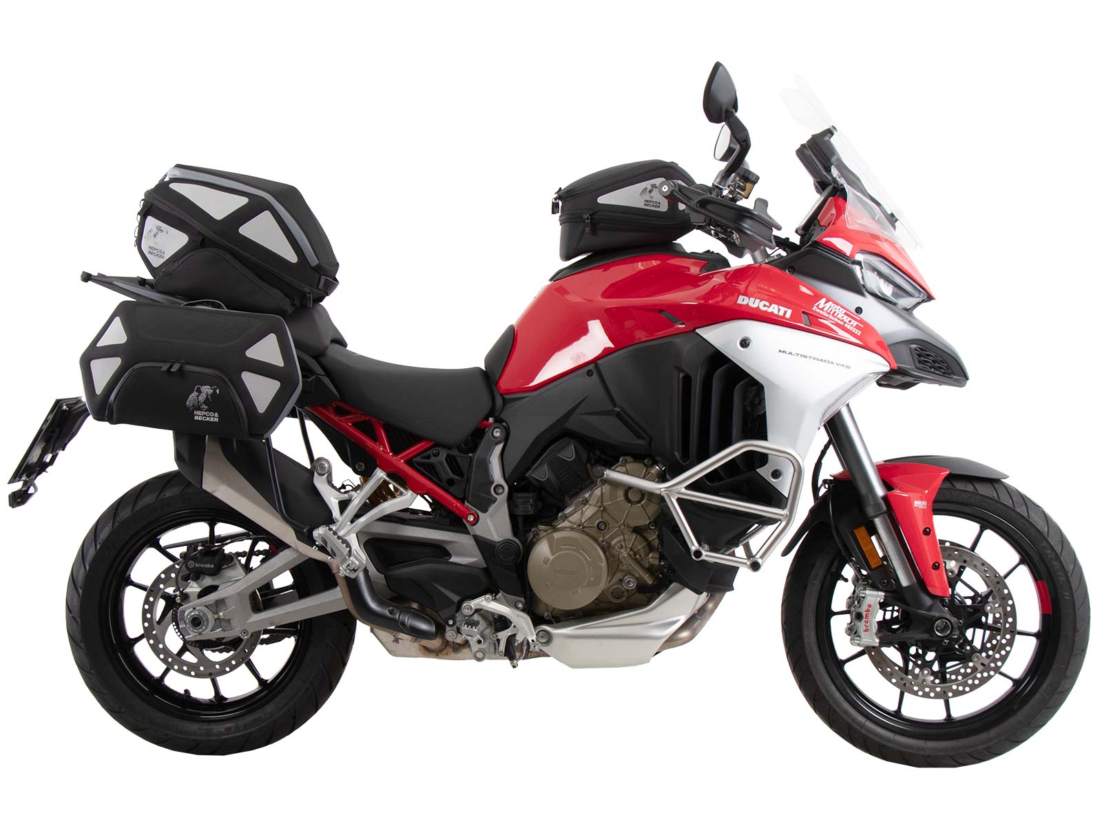 C-Bow side carrier black for Ducati Multistrada V4 /S /Pikes Peak /Rally /RS (2025-) Original Hepc
