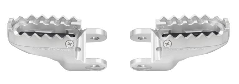 Rizoma footrest set silver for driver for Honda CRF1000L Africa Twin (Bj.18-) Original Honda