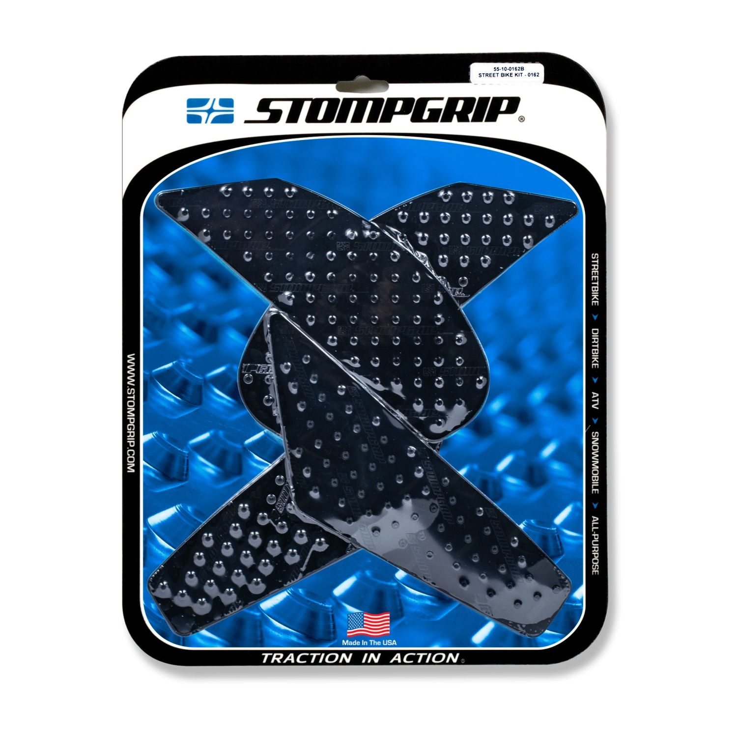 Stompgrip black Volcano for Honda NC750X 2018-19