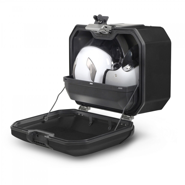 Shad side case Terra TR47, left, aluminum black, 47 l