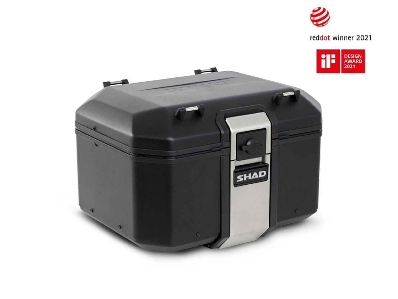 Shad Topcase TR48, aluminum black, 48 l