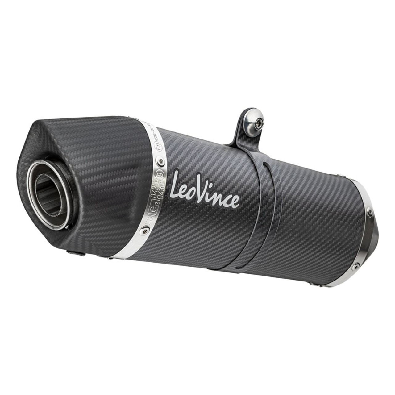LeoVince complete system LV One Evo for Yamaha MT-125 /YZF-R 125, carbon, E-approval